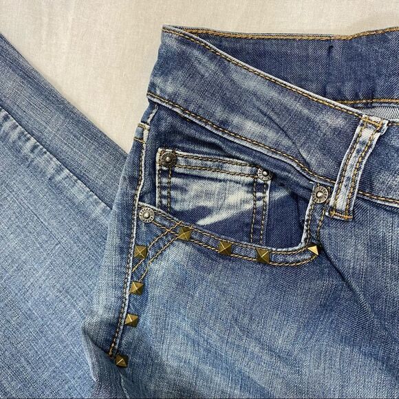 Exocet Brand Studded Jeans with Camo Inserts 9‎ - Picture 11 of 15